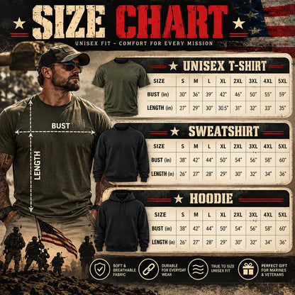 Never Underestimate the Power of a Marine Mom T-Shirt – Proud USMC Mother Shirt, Military Family Pride Tee, Patriotic Marine Mom Gift #Y1Y